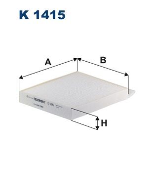 Filter, kupéventilation FILTRON K 1415