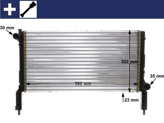 Kühler, Motorkühlung MAHLE CR1446000S