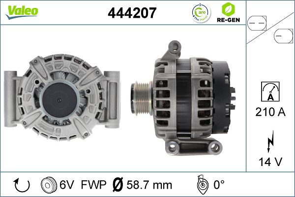 Lichtmaschine Generator VALEO 444207