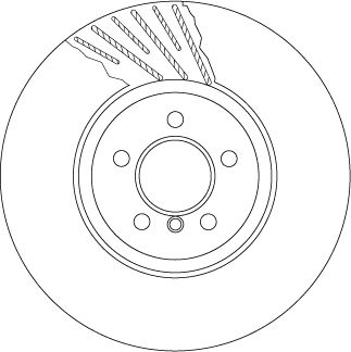 Bremsscheibe TRW DF6614S