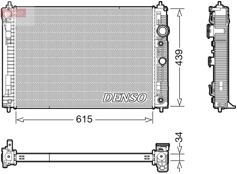 Kühler, Motorkühlung DENSO DRM46045