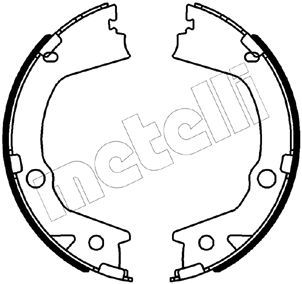 Bremsbackensatz, Feststellbremse METELLI 53-0562