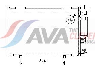 Kondensator, Klimaanlage AVA QUALITY COOLING FD5490D