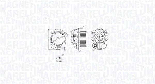 Innenraumgebläse MAGNETI MARELLI 069412771010