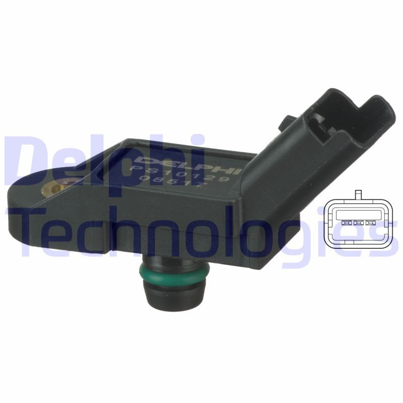 Sensor, insugstryck DELPHI PS10129