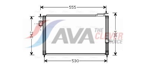 Kondensator, Klimaanlage AVA QUALITY COOLING HDA5209