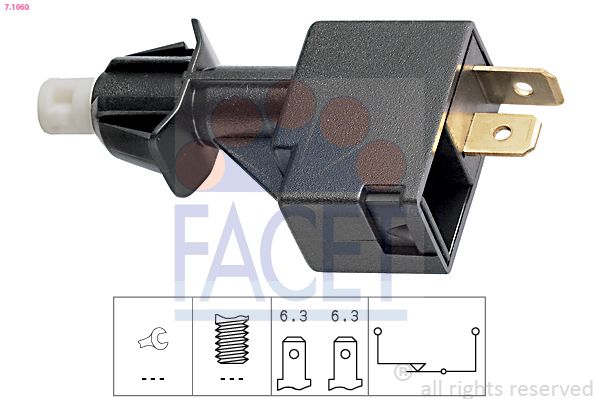 Bremslichtschalter FACET 7.1060