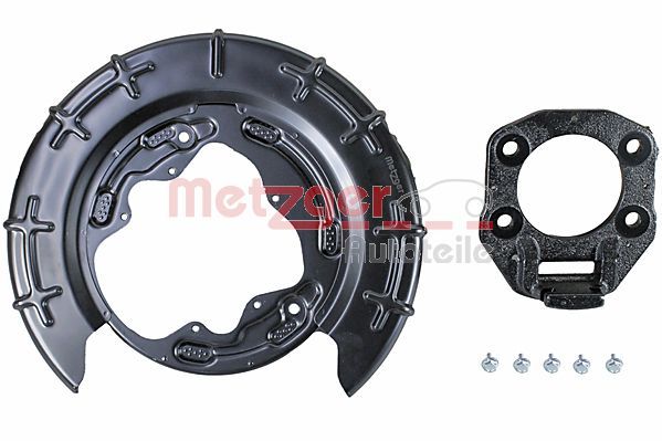 Spritzblech, Bremsscheibe METZGER 6115121