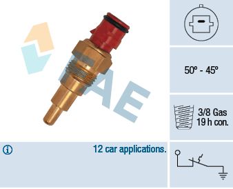 Temperaturschalter, Kühlerlüfter FAE 36120