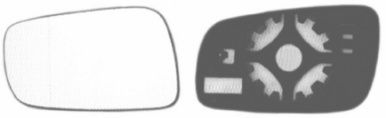 Spiegelglas, Außenspiegel VAN WEZEL 7620837