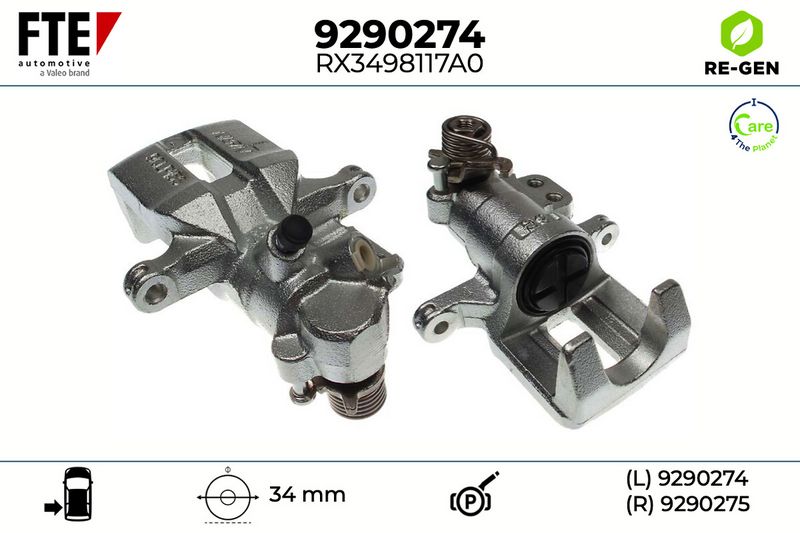 Bremssattel FTE 9290274