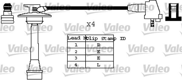 Zündleitungssatz VALEO 346419