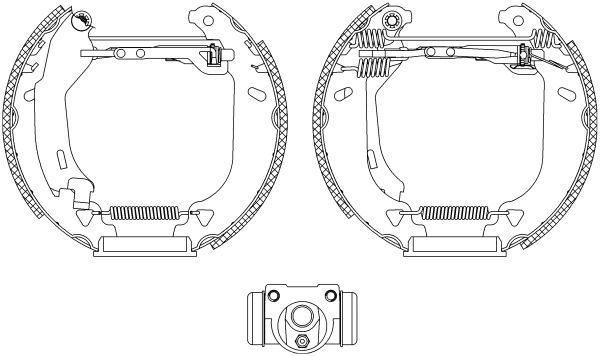 Bremsbackensatz TEXTAR 84049102