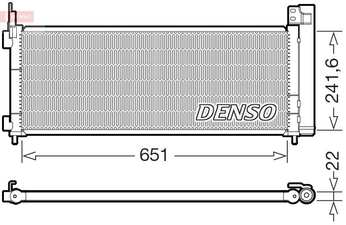 Klimakondensator Klimakühler Denso DCN50123