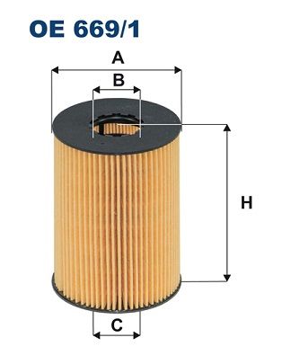 Ölfilter FILTRON oe 669/1