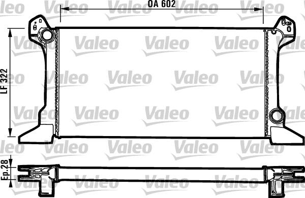 Kühler, Motorkühlung VALEO 819176