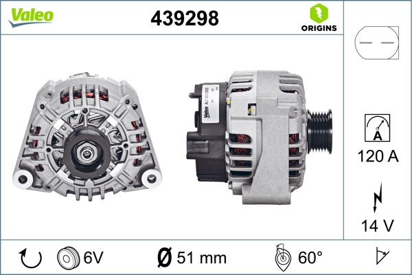 Generator VALEO 439298