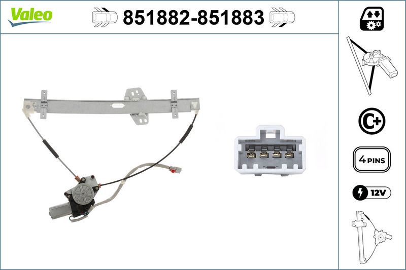 Fensterheber VALEO 851882