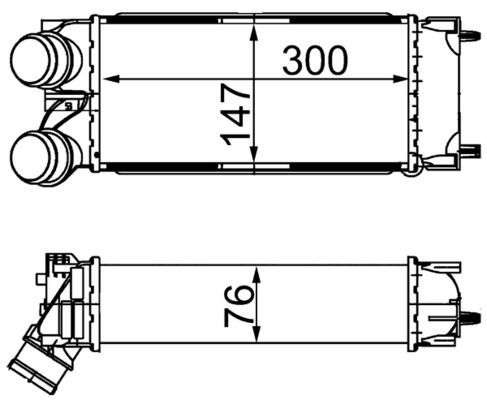 Ladeluftkühler MAHLE CI367000S