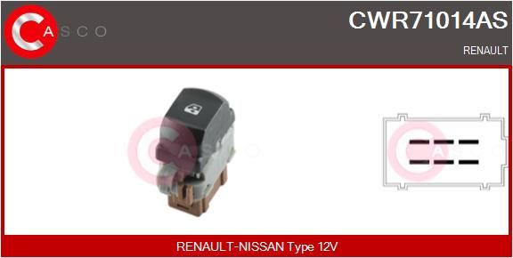 Schalter Fensterheber Casco CWR71014AS