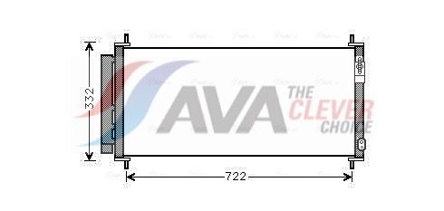 Kondensator, Klimaanlage AVA QUALITY COOLING HDA5264D