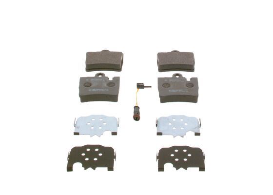 Bremsbelagsatz, Scheibenbremse BOSCH 0986424830