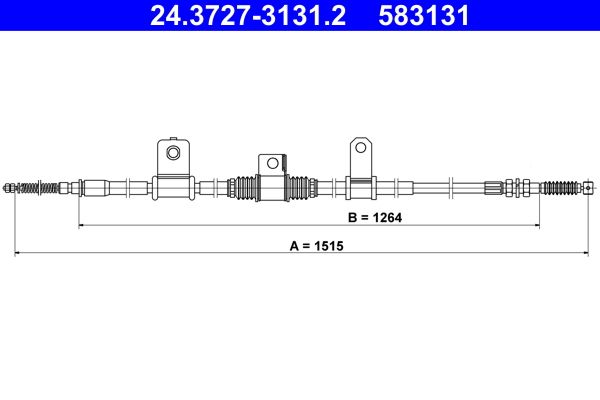 Seilzug, Feststellbremse ATE 24.3727-3131.2