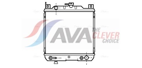 Kühler, Motorkühlung AVA QUALITY COOLING SZ2021