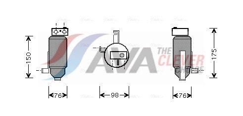 Trockner, Klimaanlage AVA QUALITY COOLING PED059