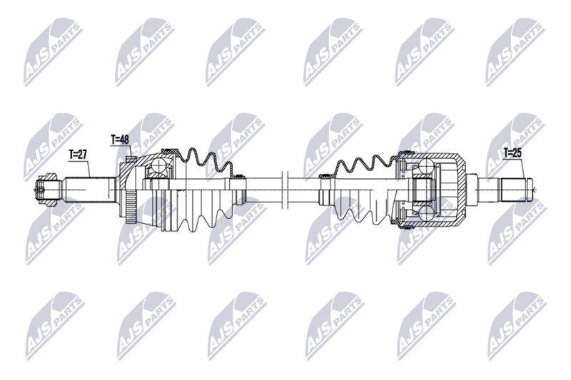 Antriebswelle (Gelenkwelle) NTY NPW-HY-650