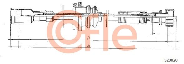 Tachowelle COFLE S20020