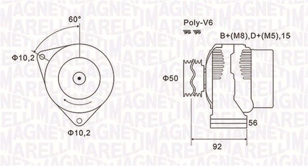 Generator MAGNETI MARELLI 063731491010
