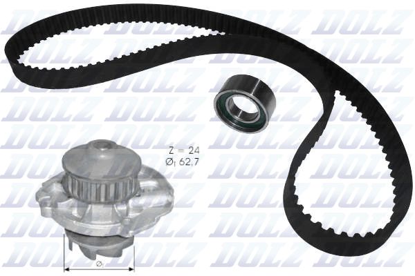 Wasserpumpe + Zahnriemensatz DOLZ KD022