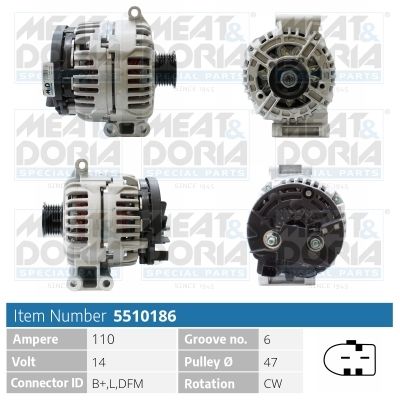 Generator MEAT & DORIA 5510186