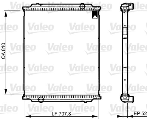 Kühlernetz, Motorkühlung VALEO 733516