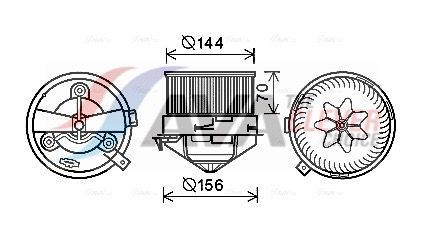 Innenraumgebläse AVA QUALITY COOLING AL8137