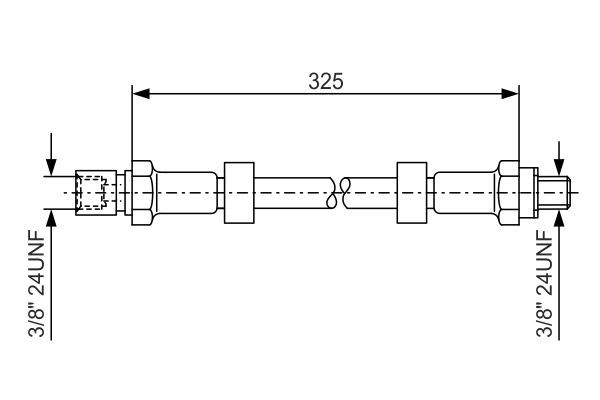 Bremsschlauch BOSCH 1 987 476 130