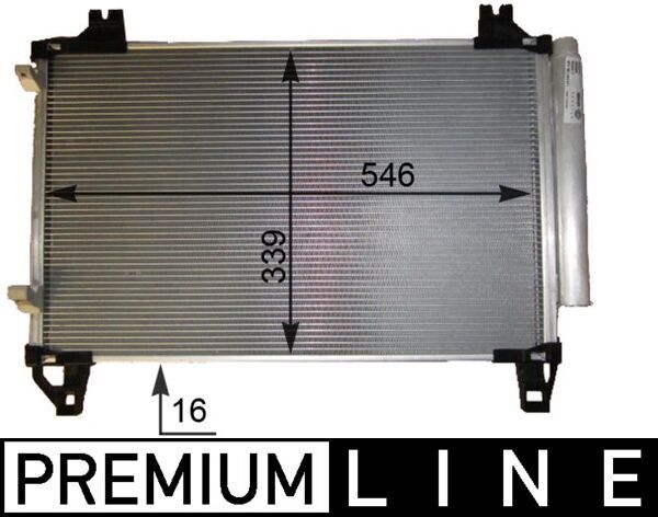 Kondensator, Klimaanlage MAHLE AC800000P