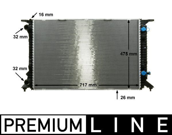 Kühler, Motorkühlung MAHLE CR910000P