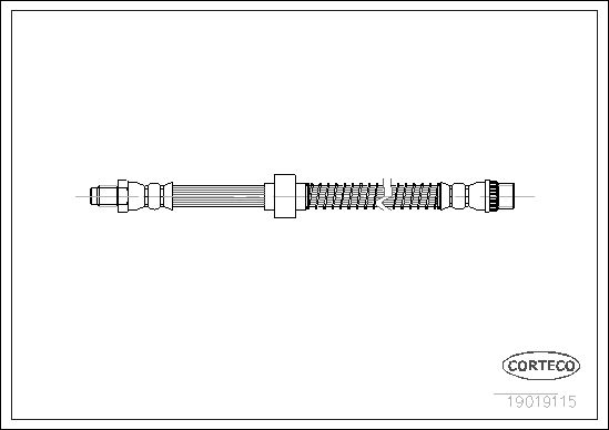 Bremsschlauch CORTECO 19019115