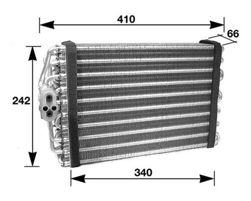 Verdampfer, Klimaanlage MAHLE AE46000S