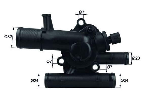 Thermostat, Kühlmittel MAHLE TI21483
