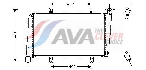Kühler, Motorkühlung AVA QUALITY COOLING VOA2015