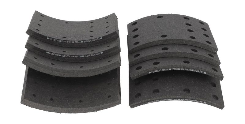 Bremsbelagsatz, Trommelbremse FERODO K17357.0-F3661