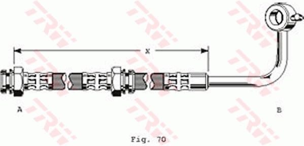 Bremsschlauch TRW PHD238