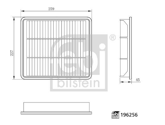 Luftfilter FEBI BILSTEIN 196256