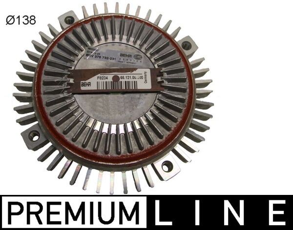 Kupplung, Kühlerlüfter MAHLE cfc 64 000p