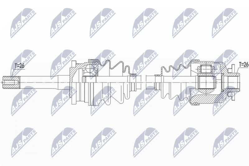 Antriebswelle NTY NPW-MZ-068
