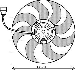 Lüfter, Motorkühlung AVA QUALITY COOLING vn7526