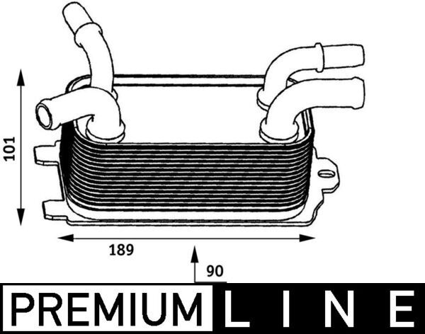 Ölkühler, Motoröl MAHLE CLC60000P
